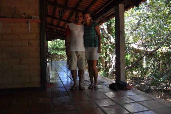 Com o João Luís, proprietário da Pousada Lokau, em Taquaruçu - TO